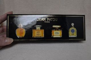 JEAN PATOU SUBLIME JOY 1000 CALINE PERFUMES COFFRET 4 MINIATURES RARE
