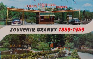 Souvenir Granby   1859 1959   unused divided back color chrome