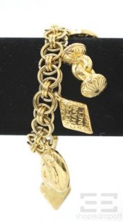 Chanel Vintage Gold Charm Bracelet