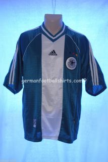 Adidas Germany Soccer Jersey 1998 Away Football Shirt