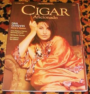 Gina Gershon Cigar Aficionado 1998 Mint No Label