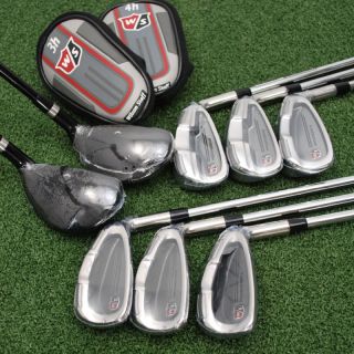 Wilson Staff Golf Progressive Combo Hybrid Irons Clubs 3H 4H 5 P New