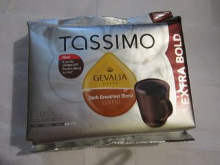 Gevalia Dark Breakfast Blend 12 Count T Discs for Tassimo Brewer