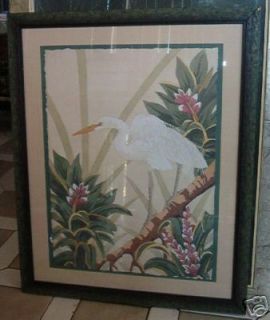 Great White Heron Limited Edition Print D Goad Signed