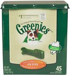 Greenies Treat Tub Petite 45 Ct Dog Treats