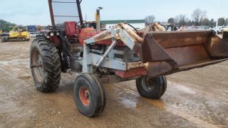  Ferguson Model 1100 Diesel Tractor with A Great Bend Loader