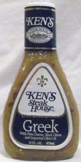 Kens Steak House Greek Salad Dressing 16 Oz