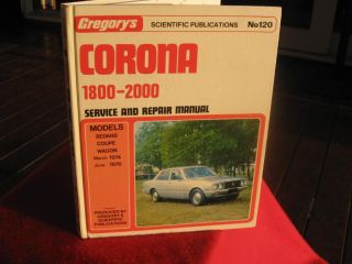 Gregorys Toyota Corona 1800 2000 Mar 1974 1976