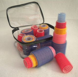 Goody 31 Self Holding Velcro Hair Assorted Size Rollers Curlers