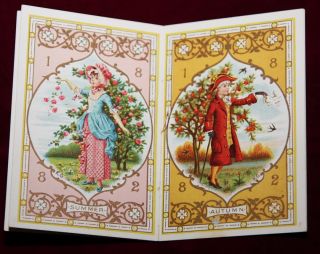 Exrare Kate Greenaway 1882 1st Calendar of Seasons Amazing So RARE