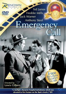 Emergency Call New PAL Cult DVD Lewis Gilbert Sid James