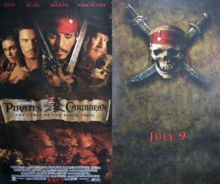 Pirates of the Caribbean: Curse of Black Pearl   ORIGINAL MOVIE POSTER
