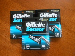 Gillette Sensor Razor Blades 3 Packs