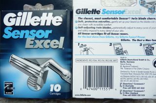  Sensor Blades   40 NIB   Factory Sealed Guaranteed Genuine Gillette