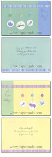 Small Wonders New Baby Greeting Cards Box of 12