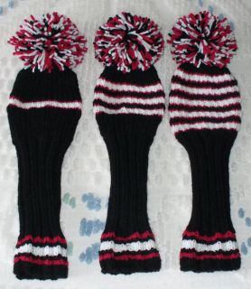 Golf Club Head Covers Titleist Colors Knit Knitted Generous Size