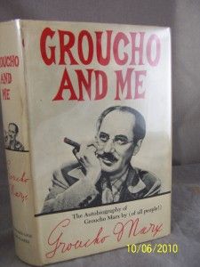 Groucho Marx and Me Autobiogr 1st Ed 1st Printing 1959