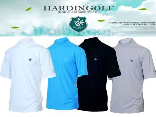 New Men Golf Shirts Apparel Clothes Pullover Mock Neck Thermal Cooling