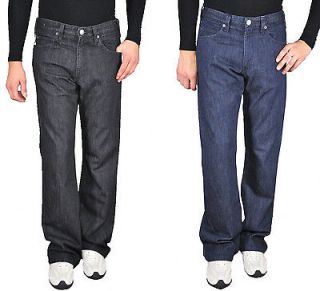 Armani Collezioni AC Black Blue Boot Cut Jeans Size 30 32 34 36 38 40