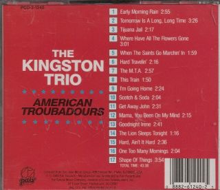 Kingston Trio American Troubadours Early Mornin Rain IM Going Home