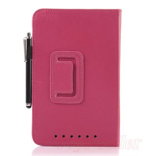 PU Leather Folio Case Cover for Google Asus Nexus 7 Tablet with Free