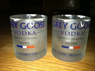 10 oz Grey GOOSE Rocks Glasses Mancave Bar