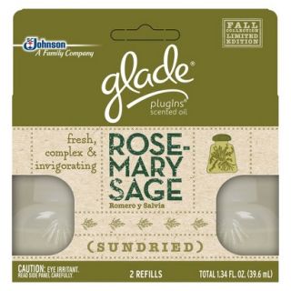 New 8 Glade Scented Oil Plugin Refills Rosemary Sage Fall Limited 8