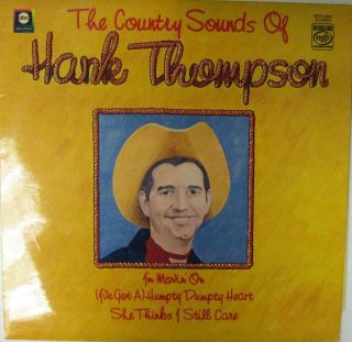 Hank Thompson Vinyl LP The Country Sounds of Hank Thomp