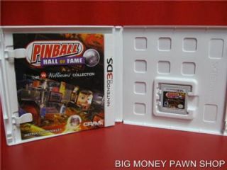 NINTENDO 3DS GAME   PINBALL HALL OF FAME THE WILLIAMS COLLECTION  FREE