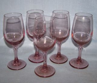 Amethyst Purple Glass Wine Goblets