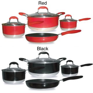 Gourmet Chef Induction Ready 7 Piece Non Stick Cookware Set
