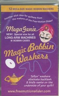 Mega Genie Magic Bobbin Washers Special Size for Long Arm Machines
