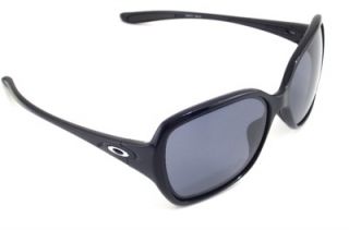 Oakley Womens Sunglasses Overtime Polished Black w Grey 9167 01