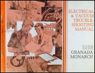 1980 Ford Granada Mercury Monarch Electrical Troubleshooting Manual 80