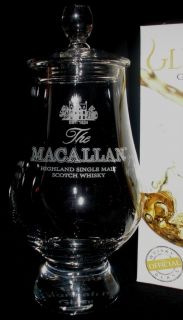 MACALLAN GLENCAIRN SCOTCH MALT WHISKY TASTING GLASS WITH GINGER JAR