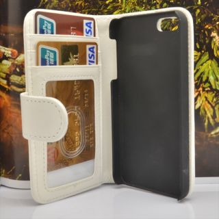 10color Cardpu Leather Wallet Flip Hard Cover Case for Apple iPhone 5g