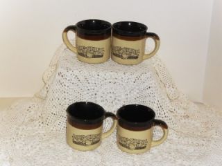 hardee s rise and shine set of 4 coffee mugs mint