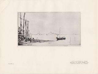 Martin Hardie A Dutch Waterway Veere Vintage Print 1927