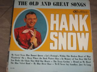  Hank Snow The Old Great Songs