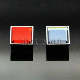 Modern Square Crystal Glass Cabinet Cupboard Door Drawer Pull