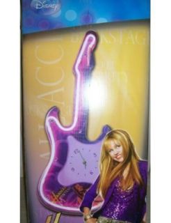 Hannah Montana Pink Neon Guitar Wall Clock