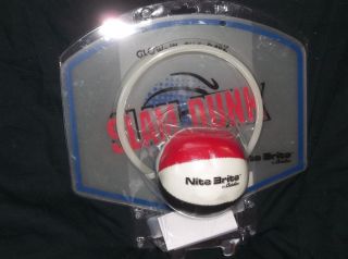 Glow in The Dark Basketball Backboard with Net Ball