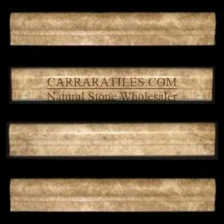 Emperador Light Polished Marble Chairrail Molding