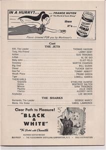 1959 Program & Playbill WEST SIDE STORY Broadway Theatre Musical Carol
