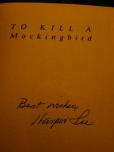 Harper Lee Signed RARE 35th to Kill A Mockingbird RARE