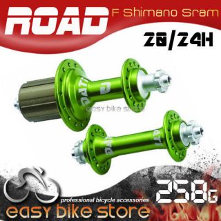 Shimano Green Dati Road Bike Super Light Bearing Hub 20 24H