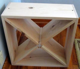  15 Wine Rack Cube Countertop Model Liquor Storage Solid Wood Modular