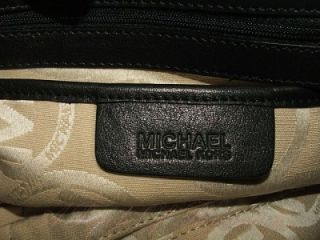 Michael Kors Greenport Leather Large Tote Bag Purse Black