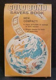 1975 Gold Bond Stamps Vintage Savers Book Partially Filled