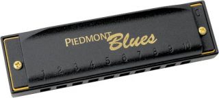 Hohner Piedmont Blues Harmonica Harp Set of 7 with Case PBH7 PBH 7